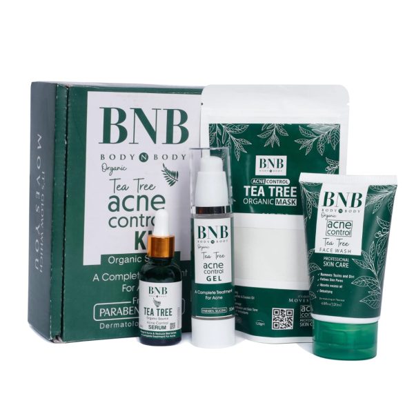 BNB BUNDLE OF 4 ( ACNE CONTROL + SERUM + ORGANIC MASK + FACE WASH )